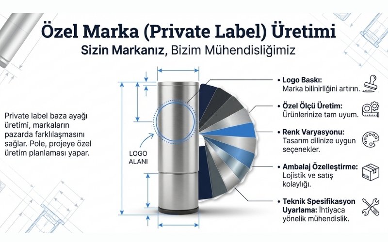 Özel Marka / Private Label Baza Ayağı Üretimi