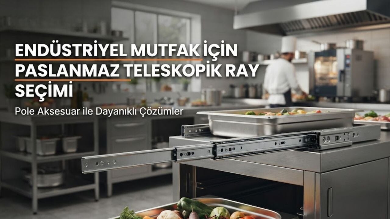 Endüstriyel Mutfak İçin Paslanmaz Teleskopik Ray Seçimi